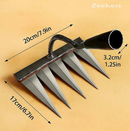 5 Teeth Carbon Steel Garden Weeding